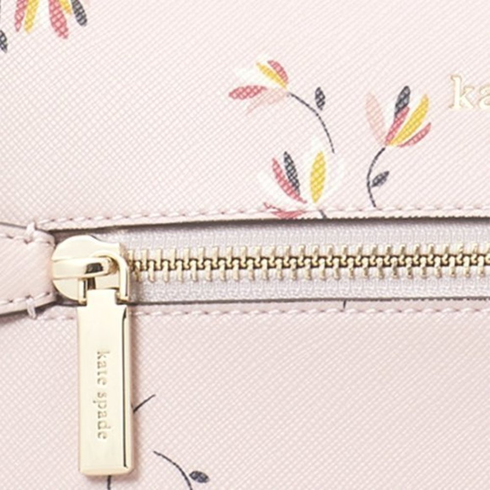 kate spade Sadie North South Crossbody Bag Pink Multi Floral Print with Wallet - Picture 11 of 12